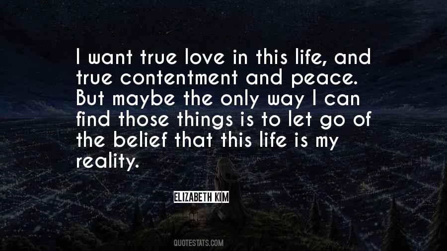 Peace Letting Go Quotes #1788611