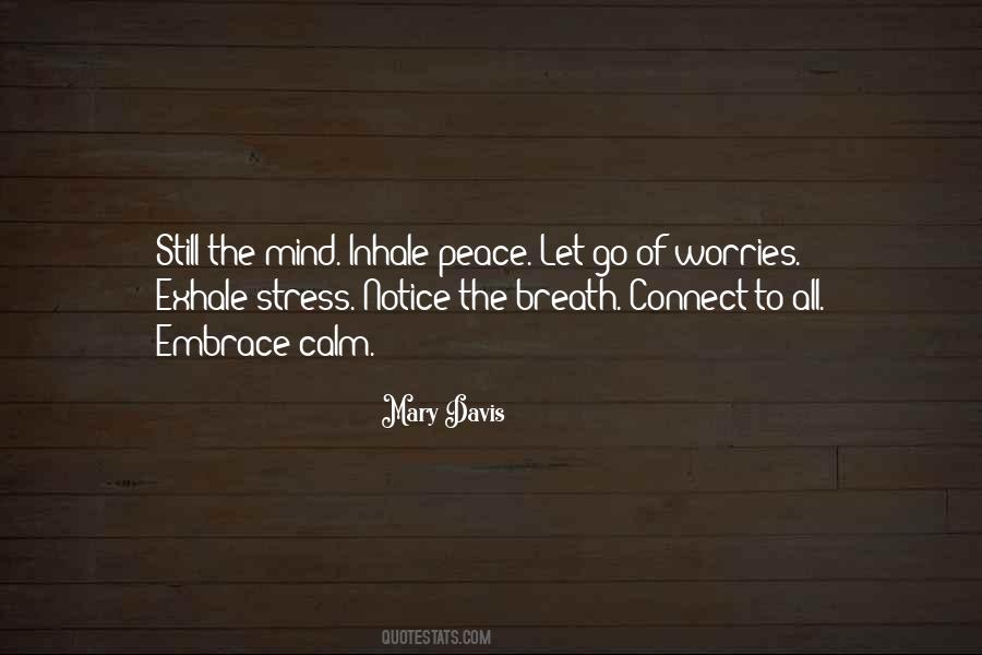 Peace Letting Go Quotes #199107
