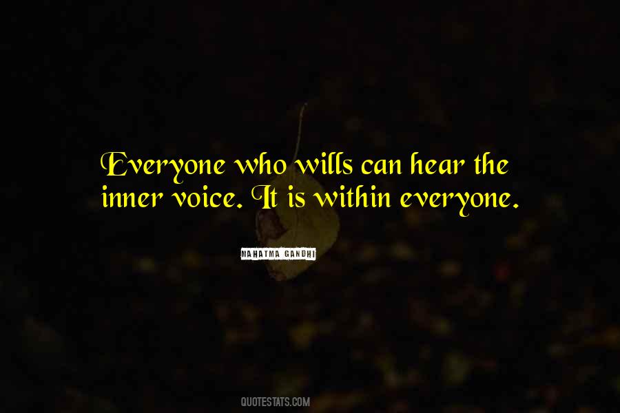 Quotes About The Inner Voice #843780