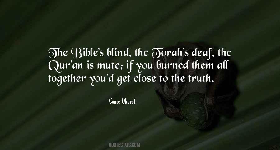 Blind To The Truth Quotes #177289