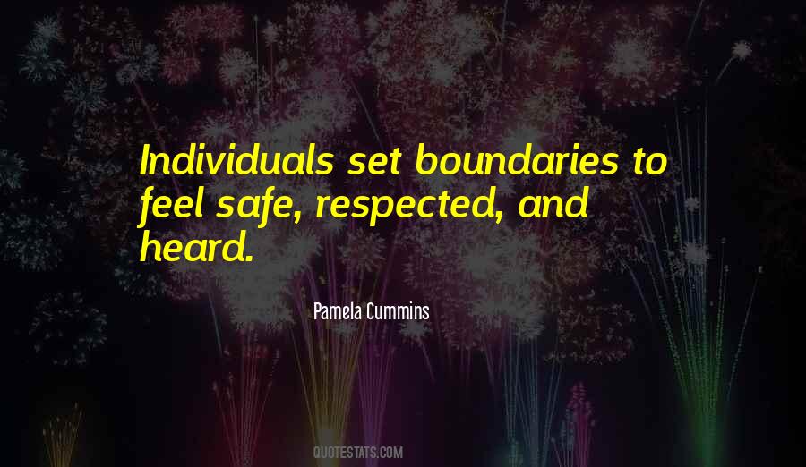 Respect Your Boundaries Quotes #1484622
