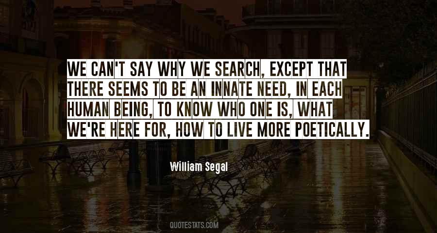 Why To Live For Quotes #1834487