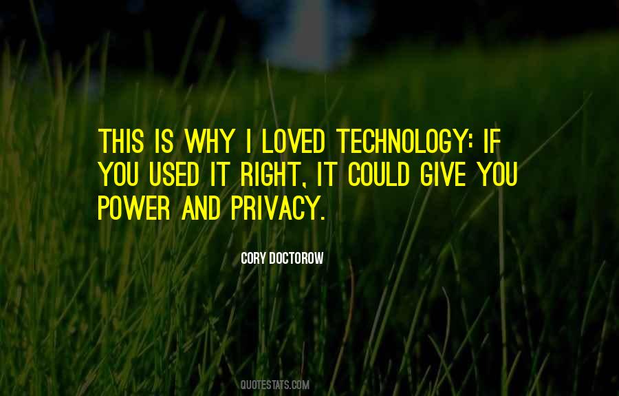 Technology Privacy Quotes #205523
