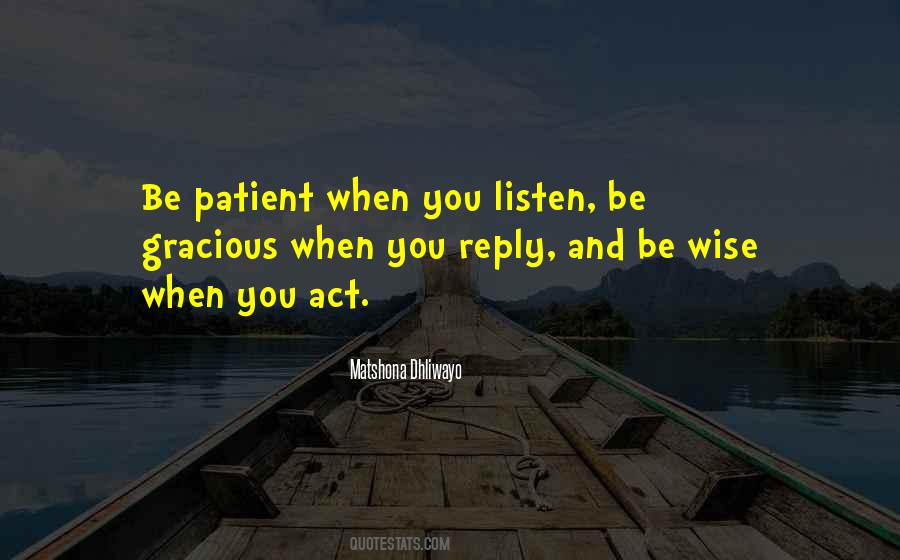 Patient Life Quotes #337661
