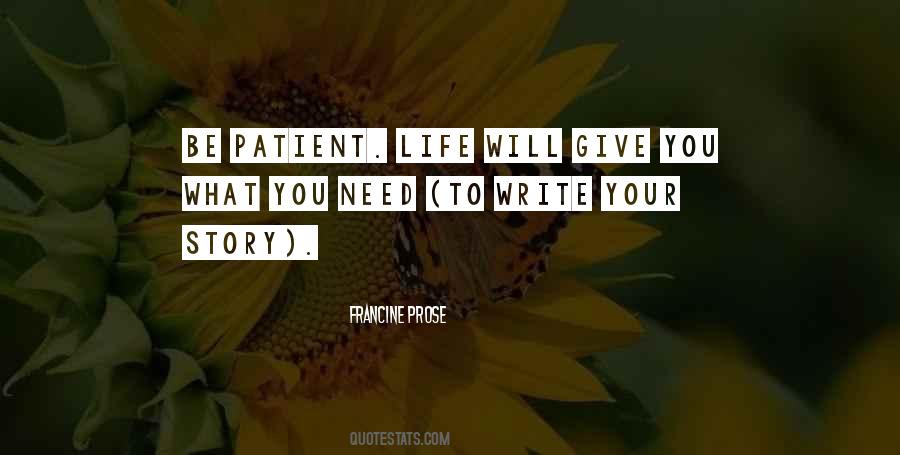 Patient Life Quotes #461538