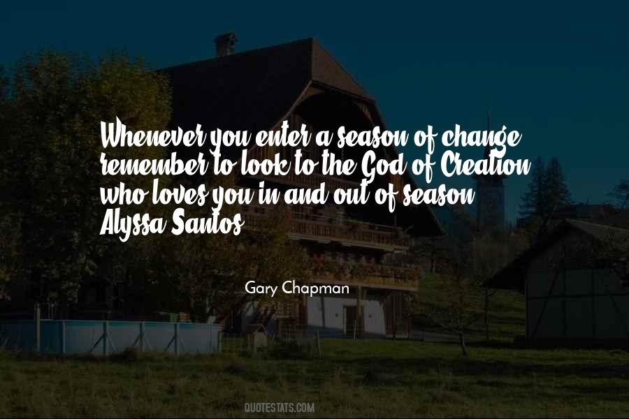 Quotes About The Change Of Season #1498487