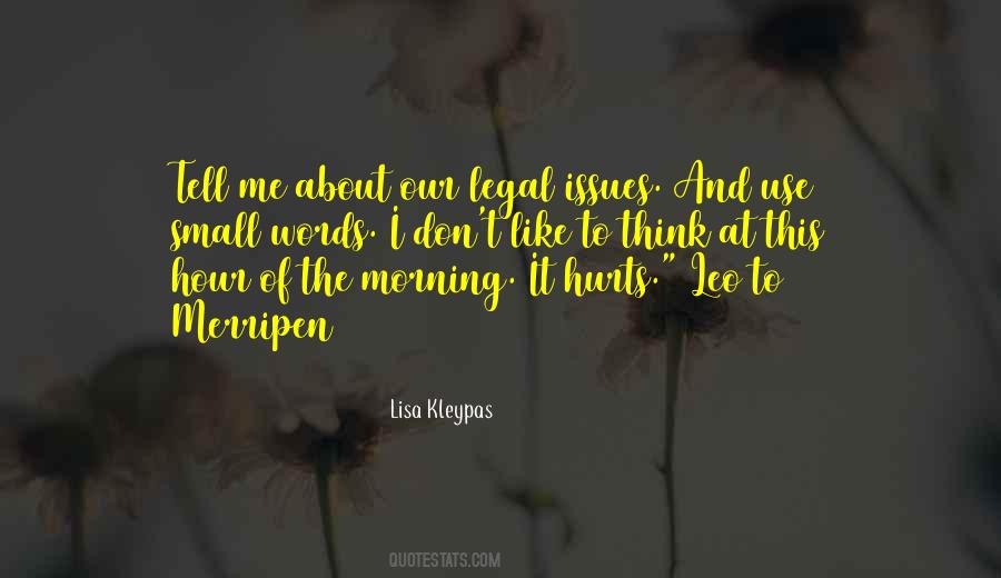 Morning Small Quotes #1599225