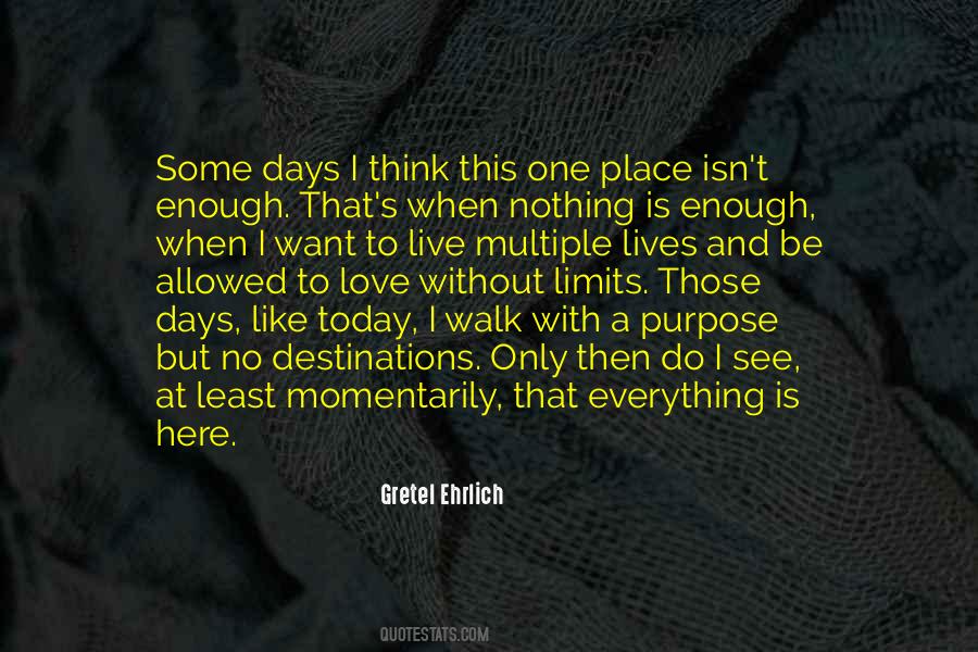 When Nothing Is Enough Quotes #1417237