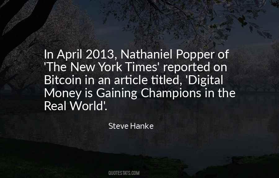 Bitcoin Money Quotes #1418999