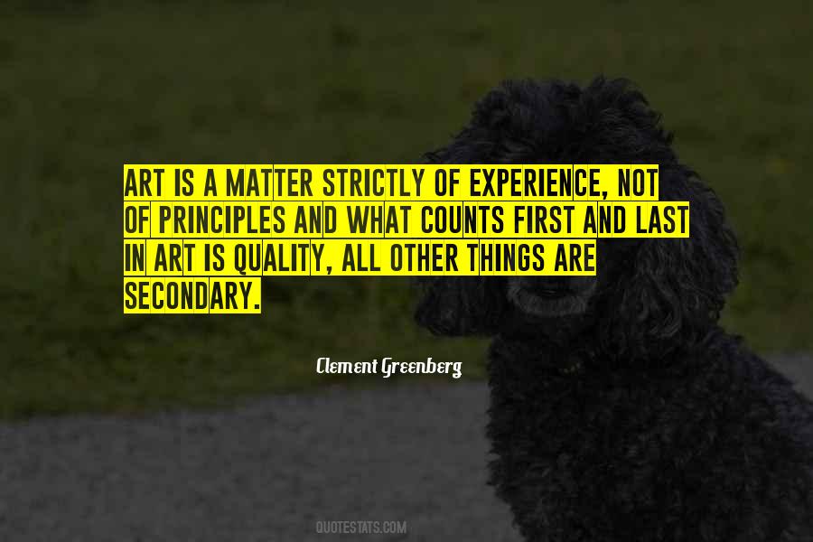 Art Experience Quotes #497112