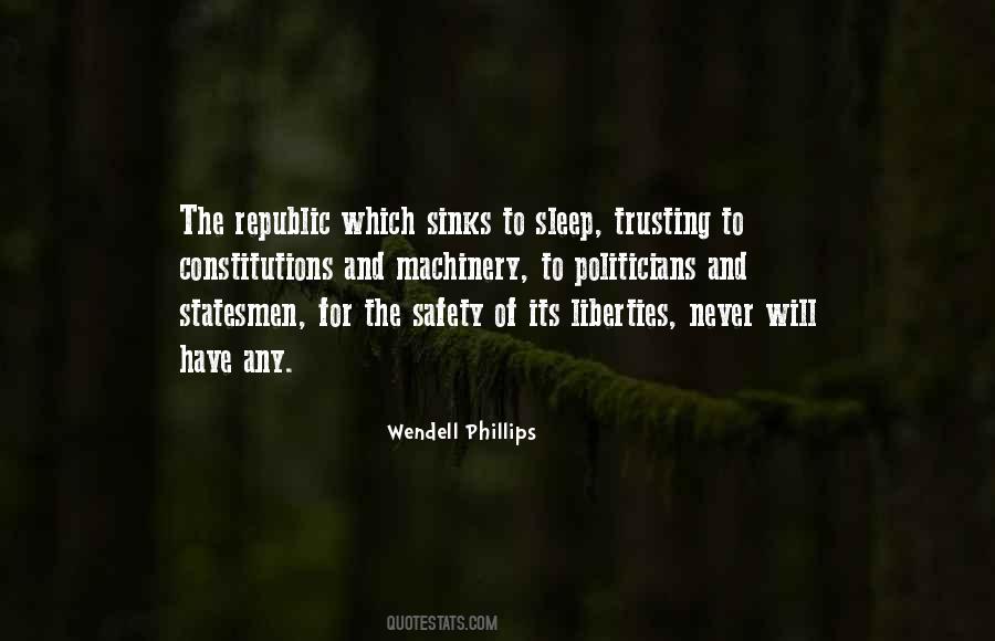 Liberty For Safety Quotes #1762642