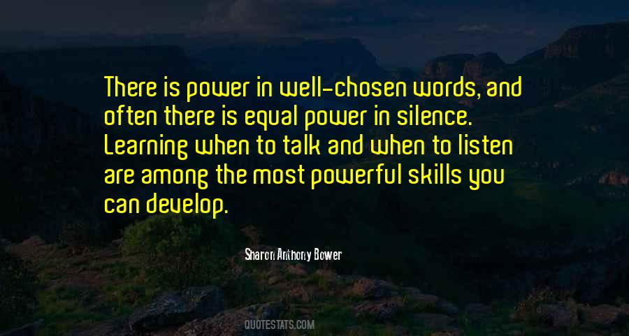 Silence Is More Powerful Than Words Quotes #1222791