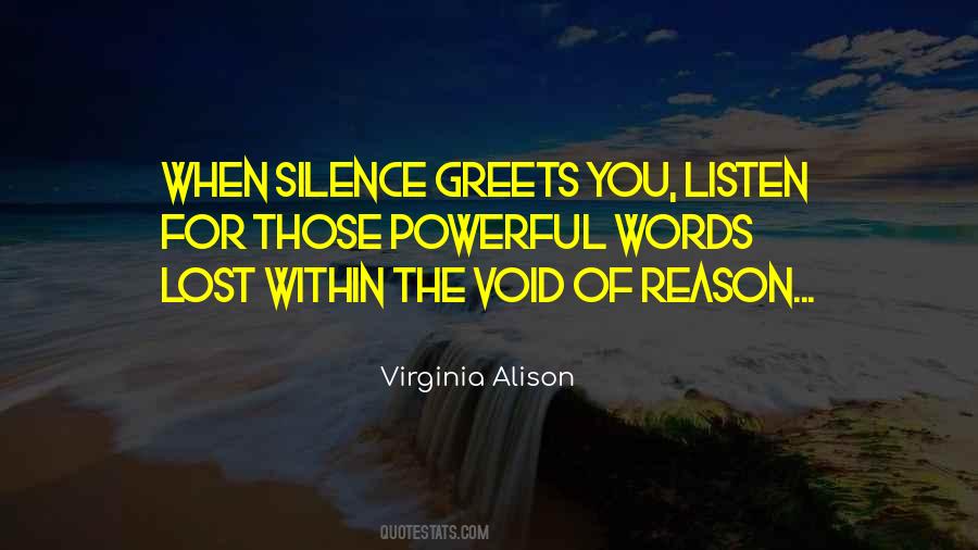 Silence Is More Powerful Than Words Quotes #716441