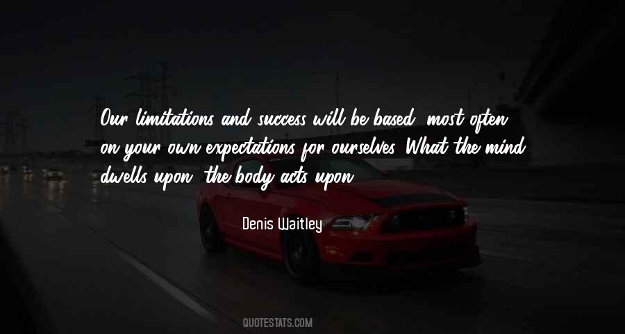 Our Own Expectations Quotes #155400