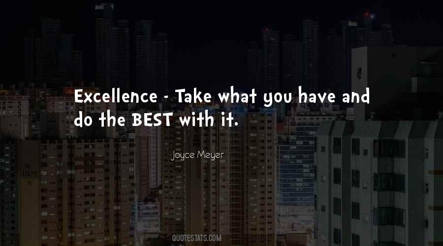Best Excellence Quotes #1750847