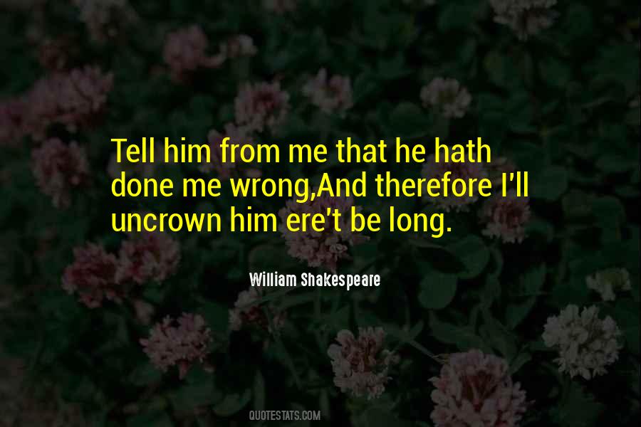 Wrong Me Quotes #68882