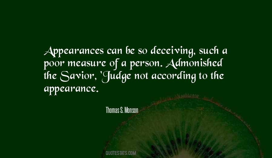 Appearance Deceiving Quotes #1837035