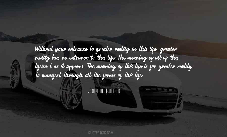 No Meaning To Life Quotes #1602401