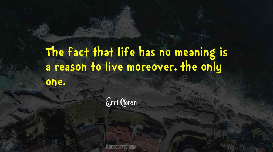 No Meaning To Life Quotes #576224