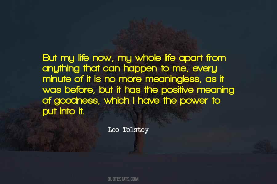 No Meaning To Life Quotes #917430