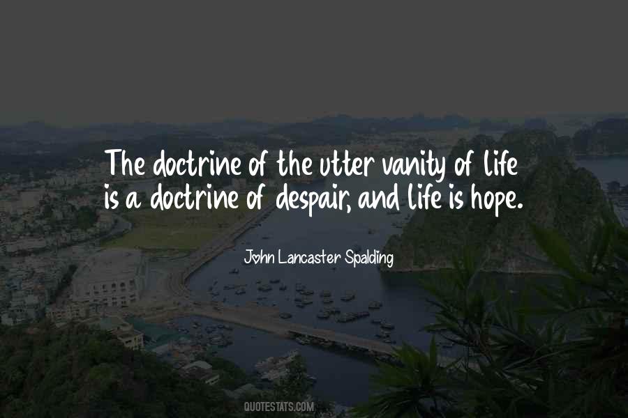 Life Is A Hope Quotes #28613