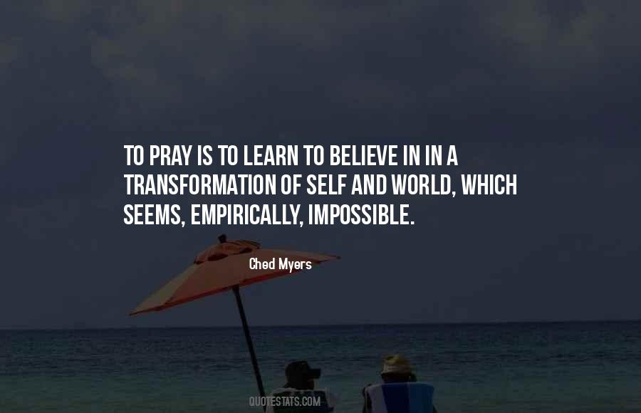 Pray And Believe Quotes #1678354