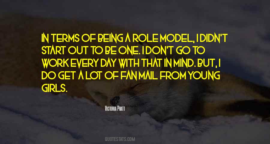 Being Role Model Quotes #1597690