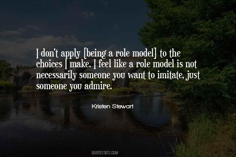Being Role Model Quotes #378113