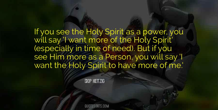 Quotes About Holy Spirit Power #1233167