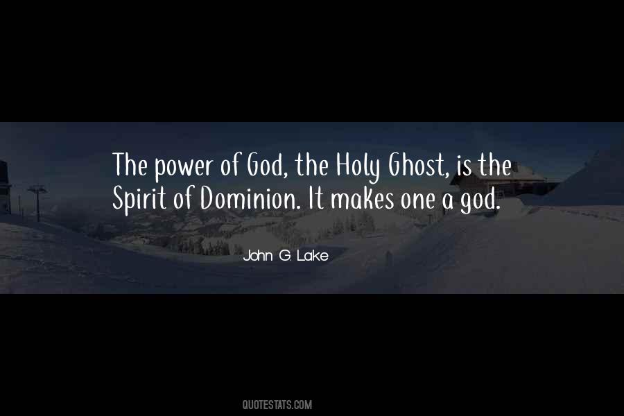 Quotes About Holy Spirit Power #1282592