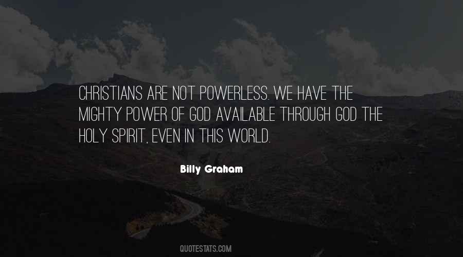 Quotes About Holy Spirit Power #771198