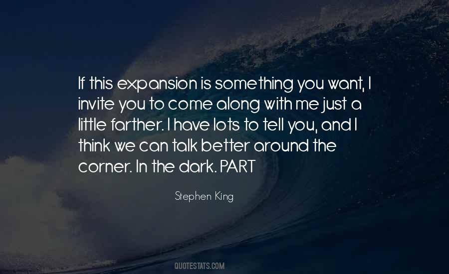 You Can Talk To Me Quotes #1279898