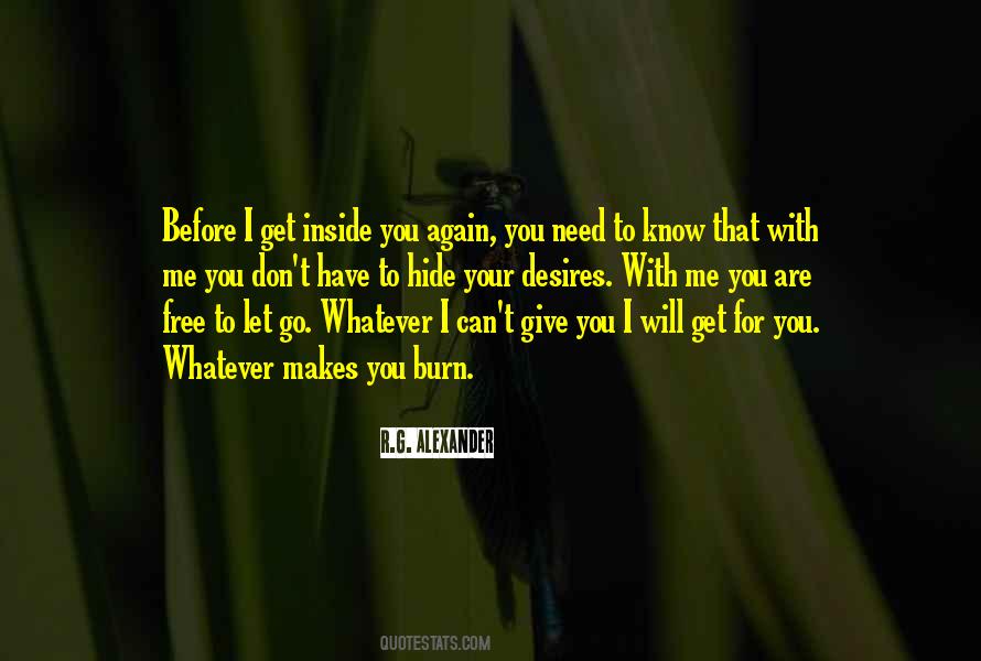 Before I Let Go Quotes #1344995