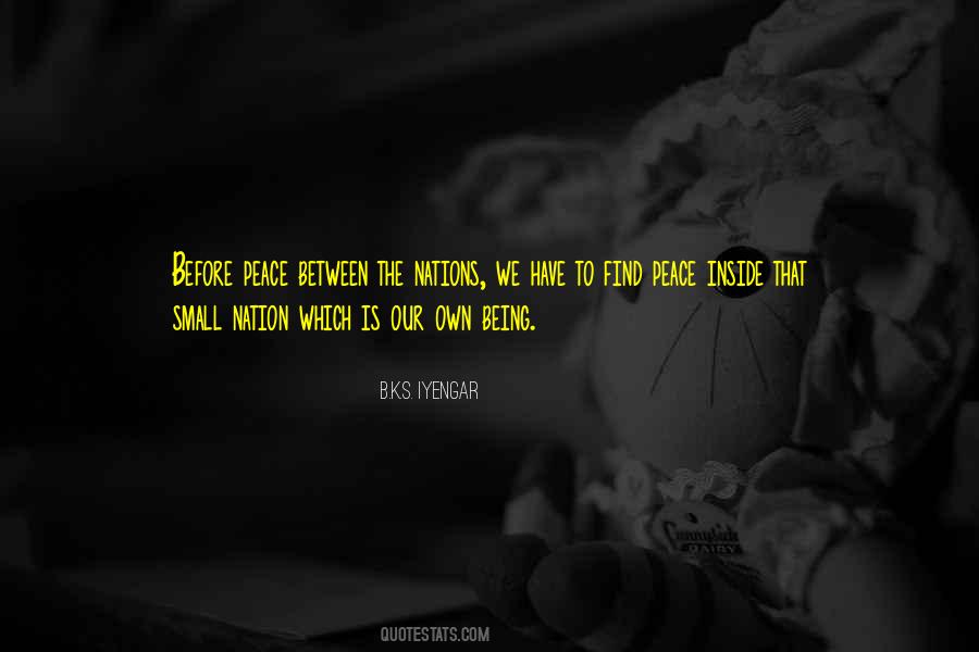 Peace Small Quotes #786509
