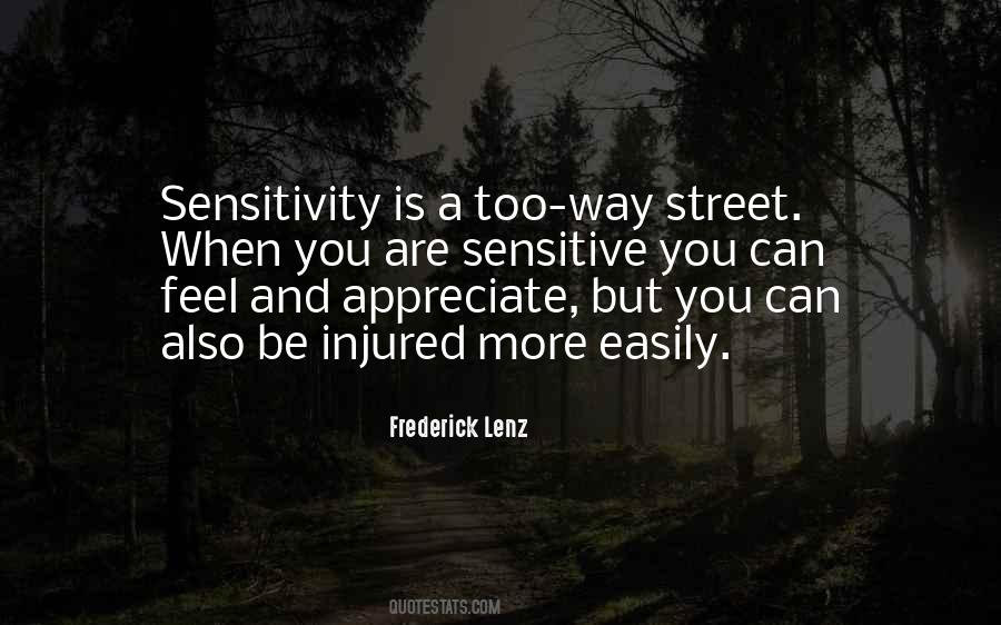Be More Sensitive Quotes #1592601