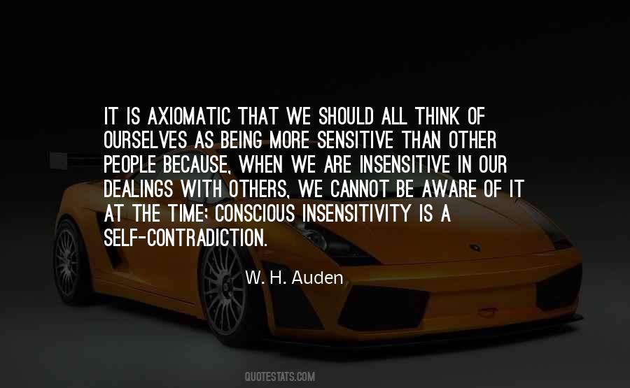 Be More Sensitive Quotes #772447