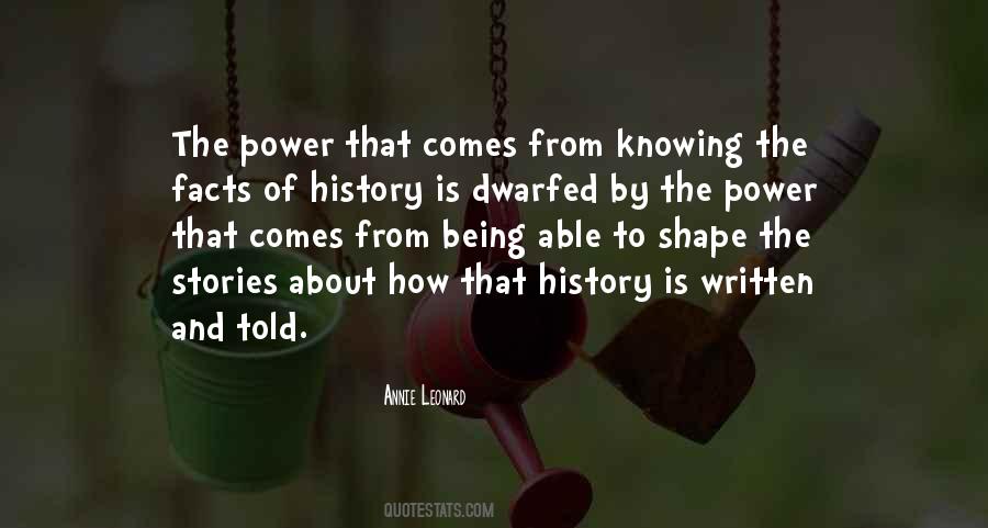 The Power Of Knowing Quotes #1096357