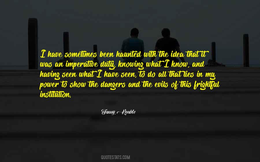 The Power Of Knowing Quotes #1533044