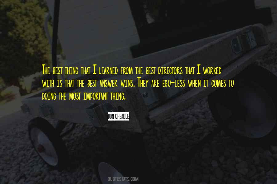 Less Ego Quotes #872665