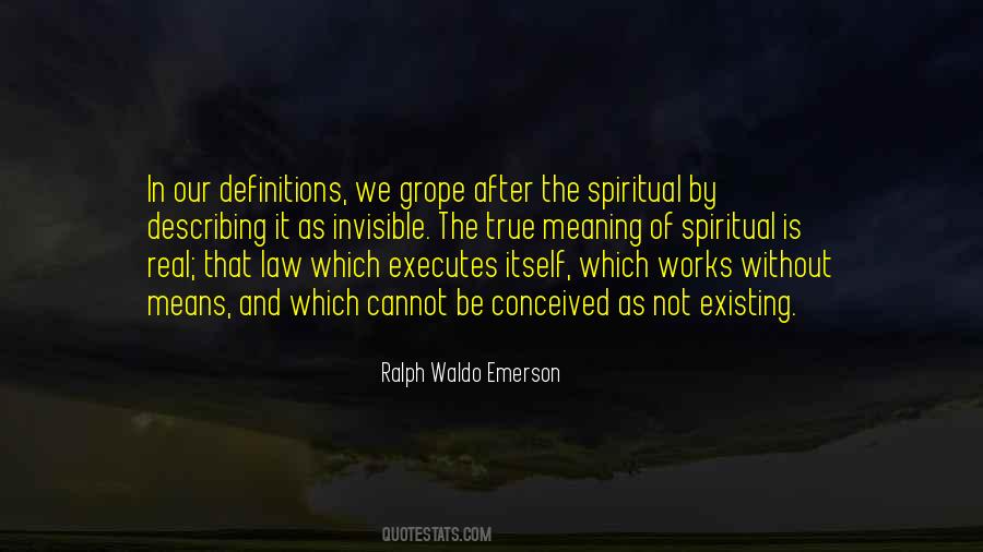 Spiritual Meaning Quotes #18990