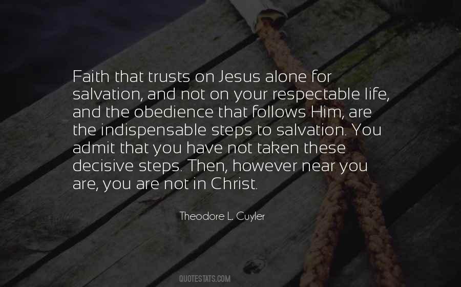 Jesus Obedience Quotes #302670