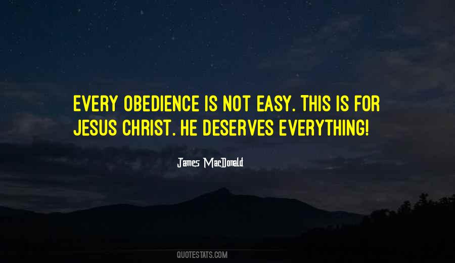 Jesus Obedience Quotes #363871