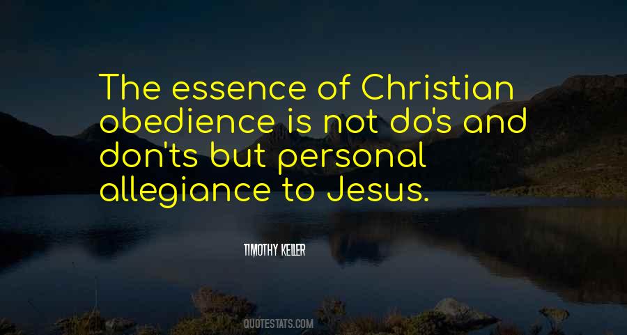 Jesus Obedience Quotes #364499