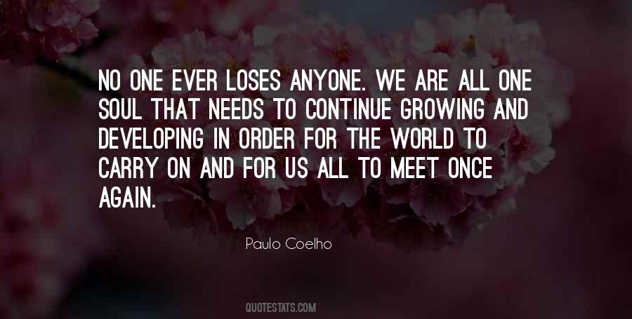 No One For Us Quotes #179688