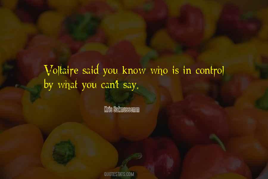 Who Is In Control Quotes #1646820