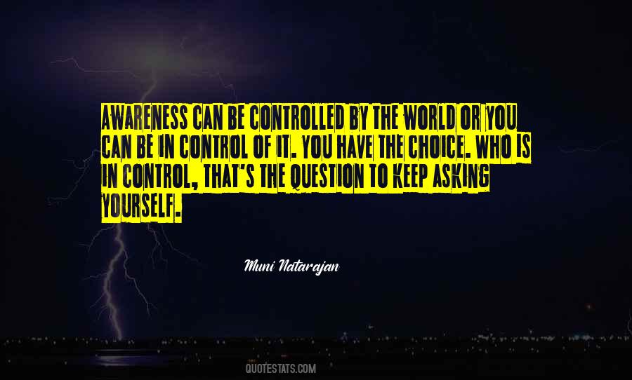 Who Is In Control Quotes #1845622