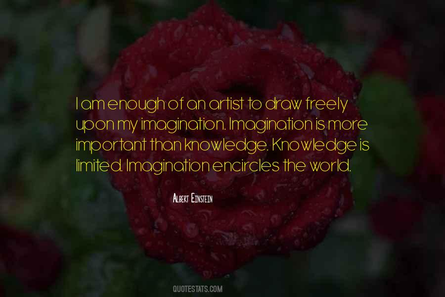 Artist Imagination Quotes #134251