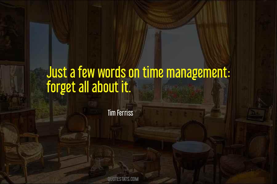 Best Time Management Quotes #136303