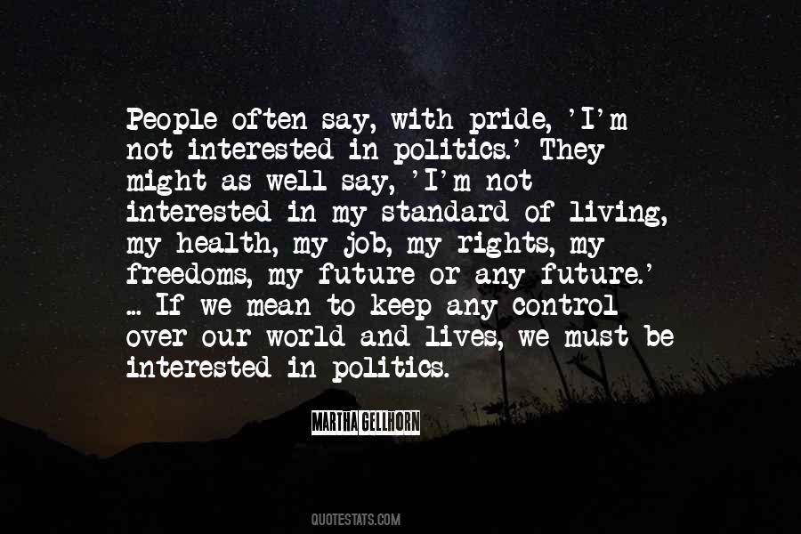Pride In A Job Well Done Quotes #1339645