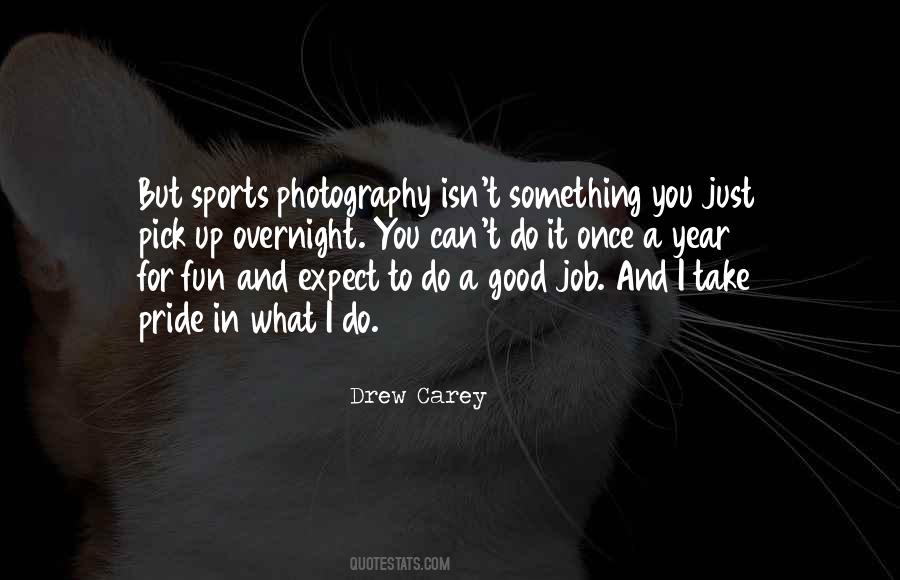 Pride In A Job Well Done Quotes #691537
